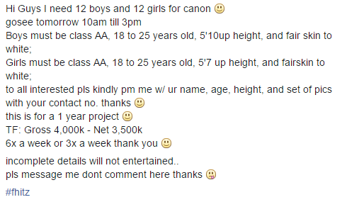 Philippine Auditions 24 April 2015