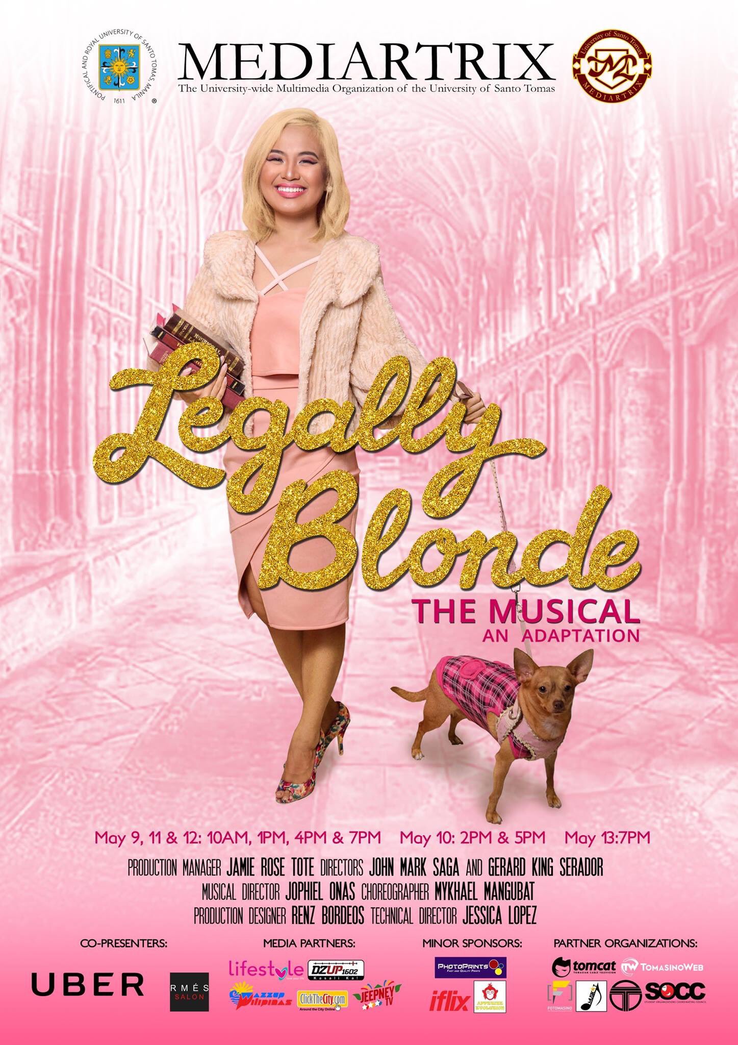 Beautiful Legally Blonde the musical prod by Mediartrix at UST Sampaloc Manila Philippines